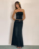 Imagen de Lafille Denim Maxi Skirt in Black Wash