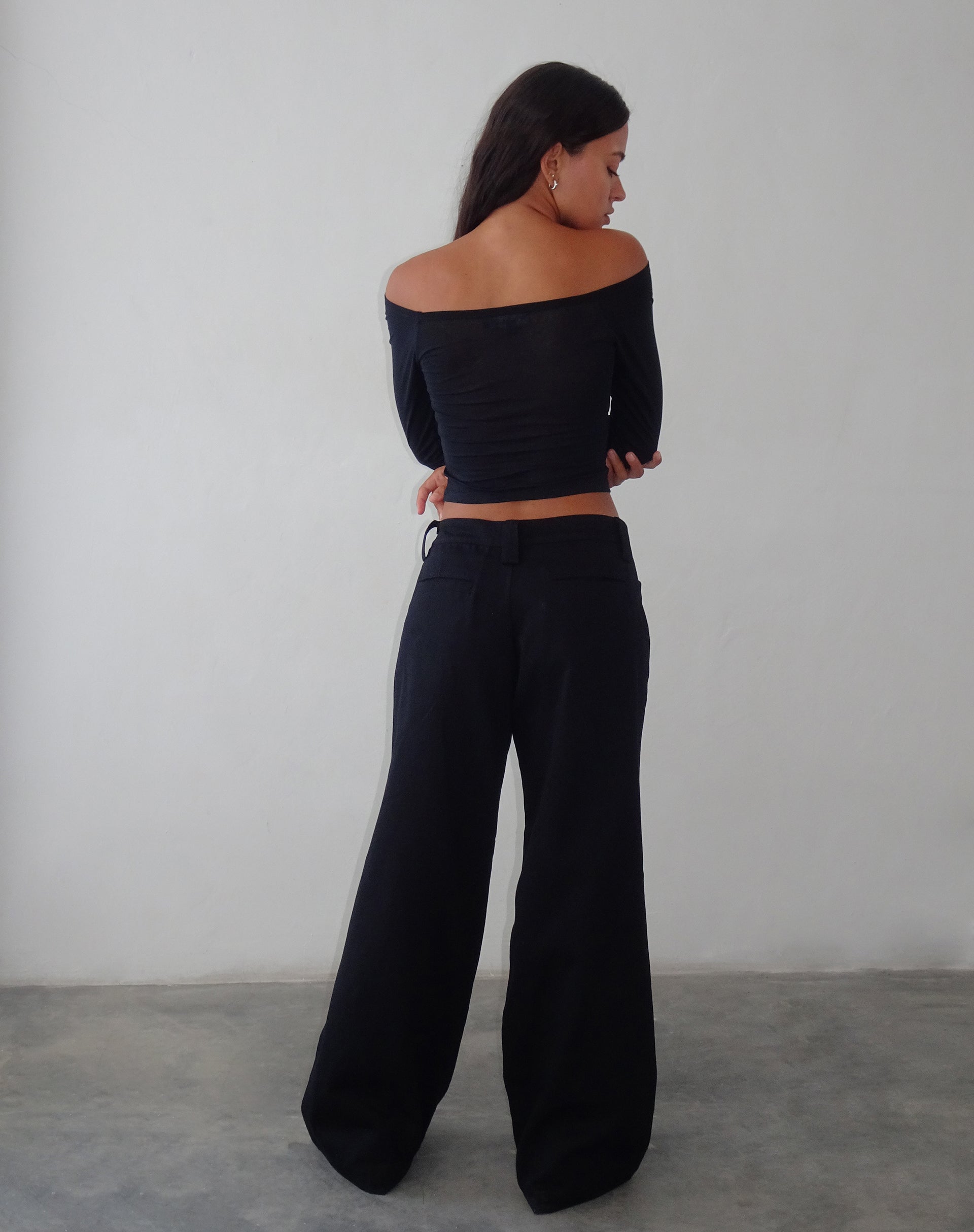 Imagen de Kaomy Wide Leg Trouser en negro