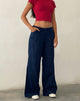 Imagen de Kaomy Pantalón de pierna ancha en azul marino