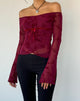 Imagen de Kareena Top en Botanical Flower Granate