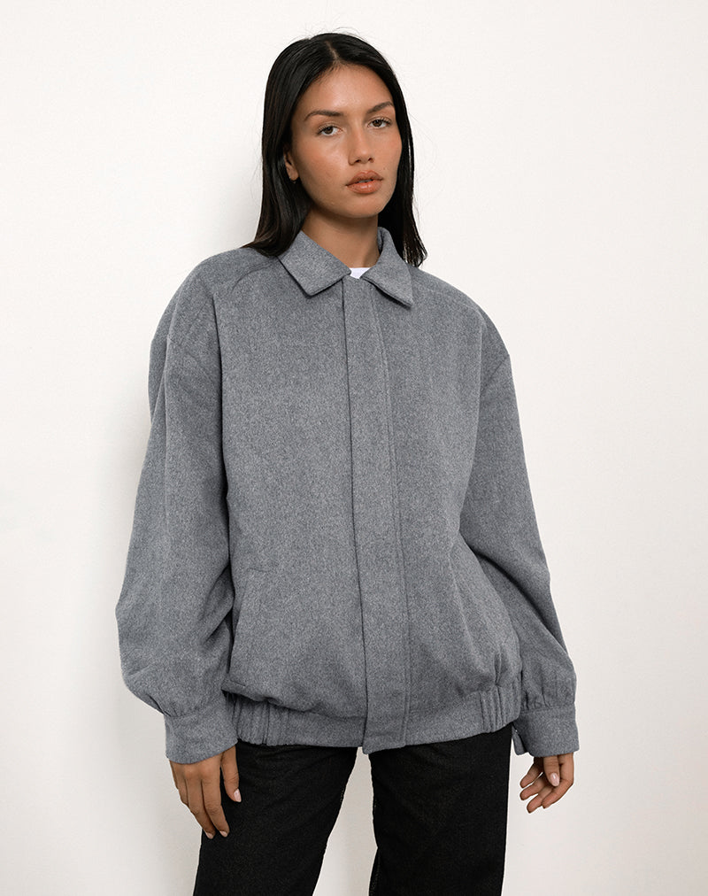 Chaqueta Karinta de Lana Marga Gris