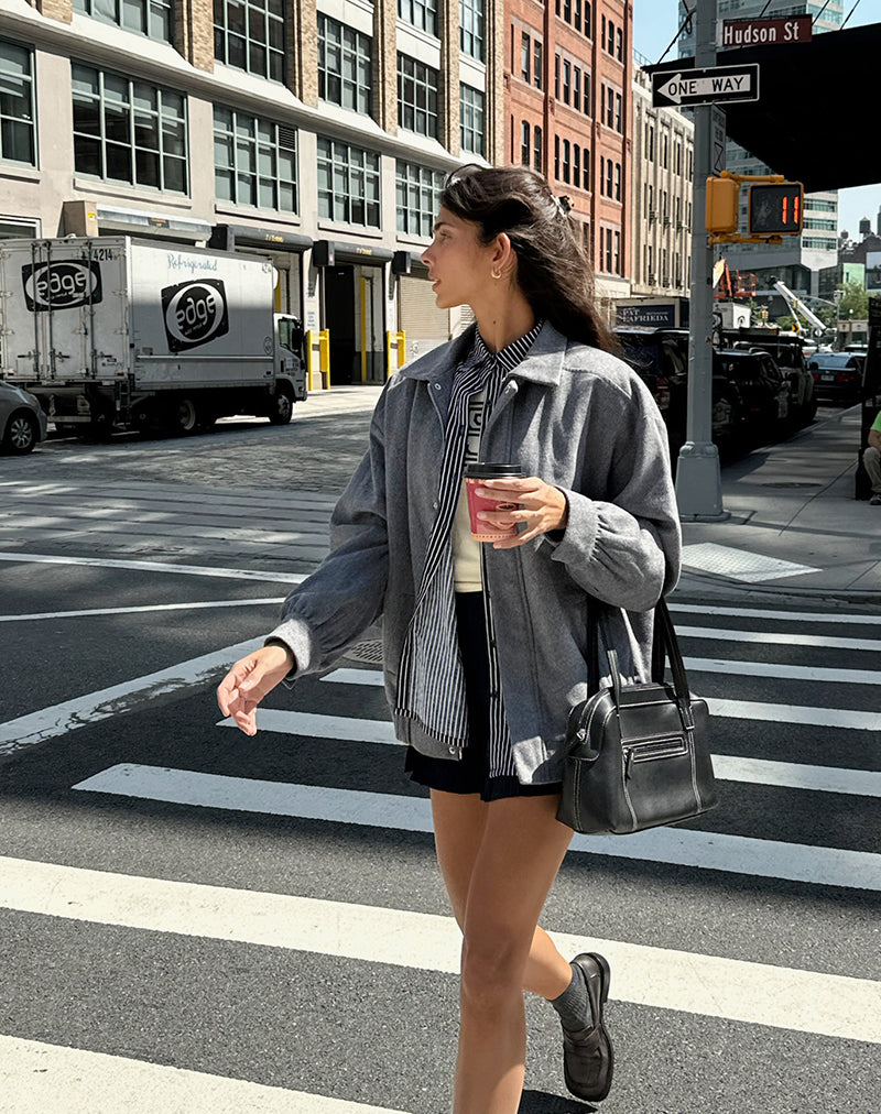 Chaqueta Karinta de Lana Marga Gris
