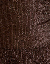 Drape Sequin Marrón