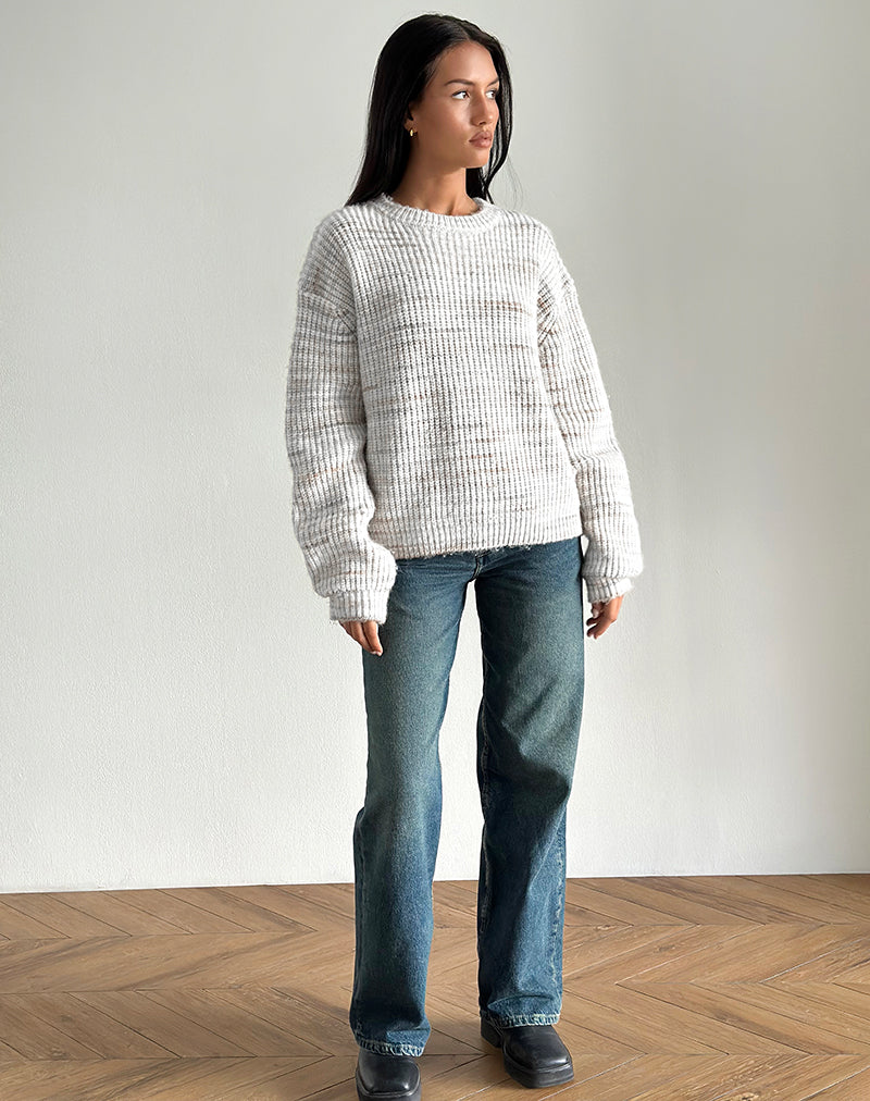 Imagen de Karu Jumper en punto cepillado neutro