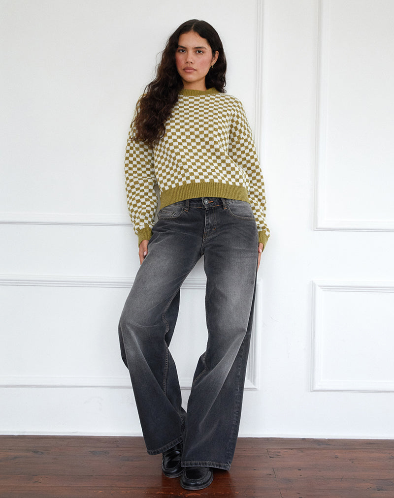 Imagen de Karu Jumper en Check Green