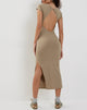 Imagen de Kasor Open Back Midi Dress in London Fog