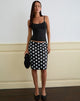 Imagen de Kavivi Falda Midi en Lentejuelas Monocromo