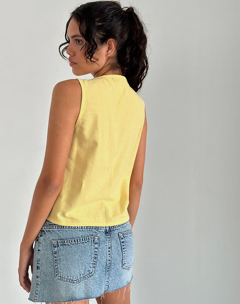 Imagen de Kayve Tie Front Top in Lemonade