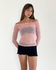 Imagen de Kazi Bardot Top en rosa arrugado