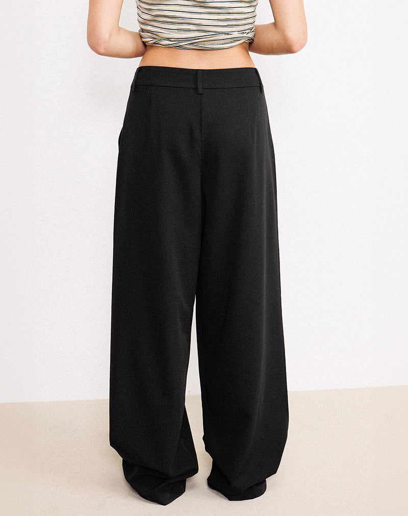 Imagen de Sakira Oversized Wide Leg Trousers en negro