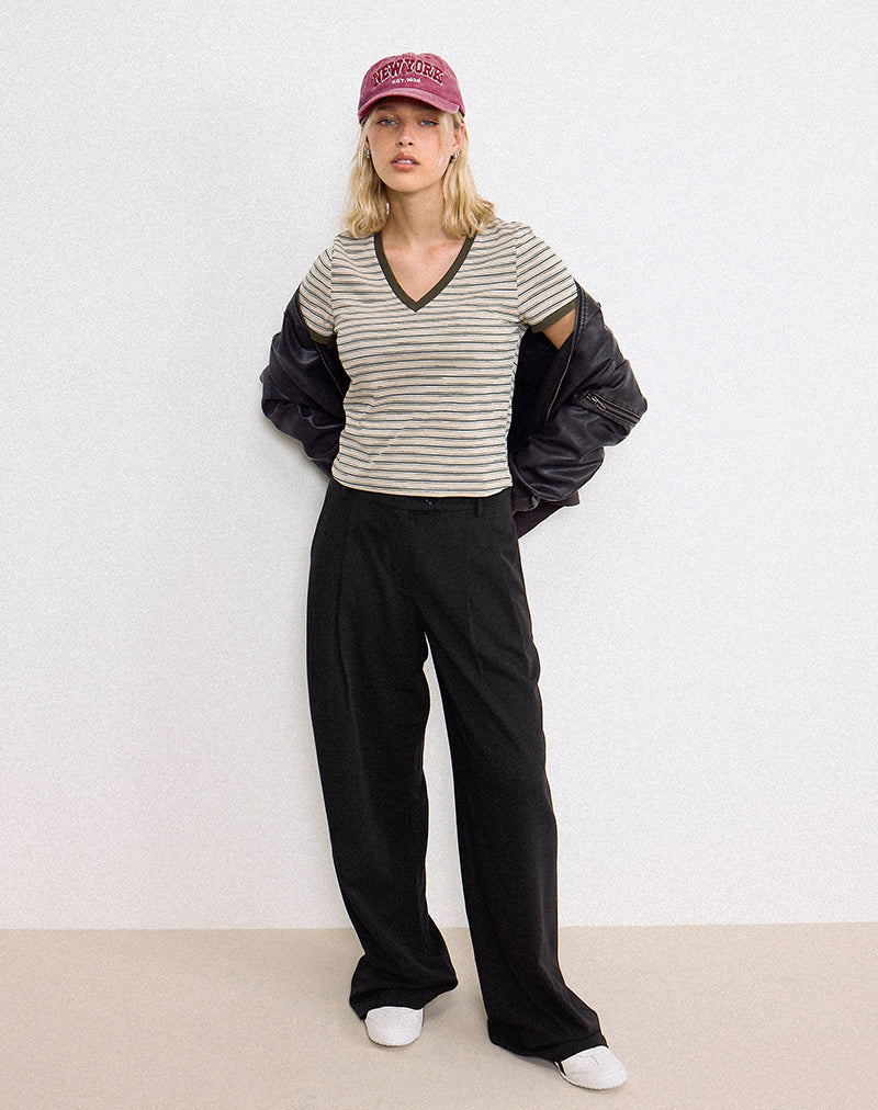 Pantalones anchos Sakira en negro