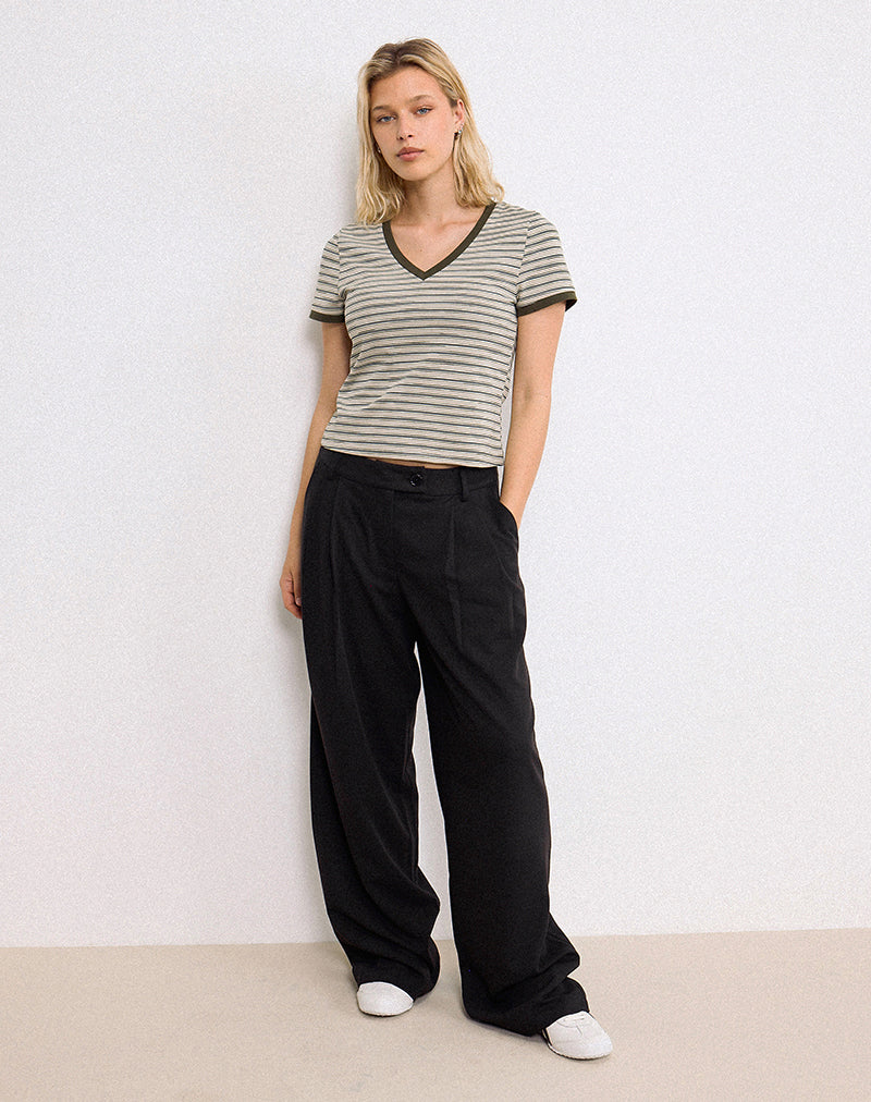 Imagen de Sakira Oversized Wide Leg Trousers en negro