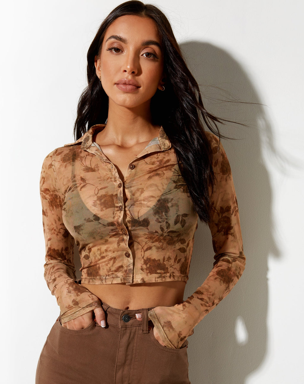 Camisa Kelly de manga larga en Botanical Animal