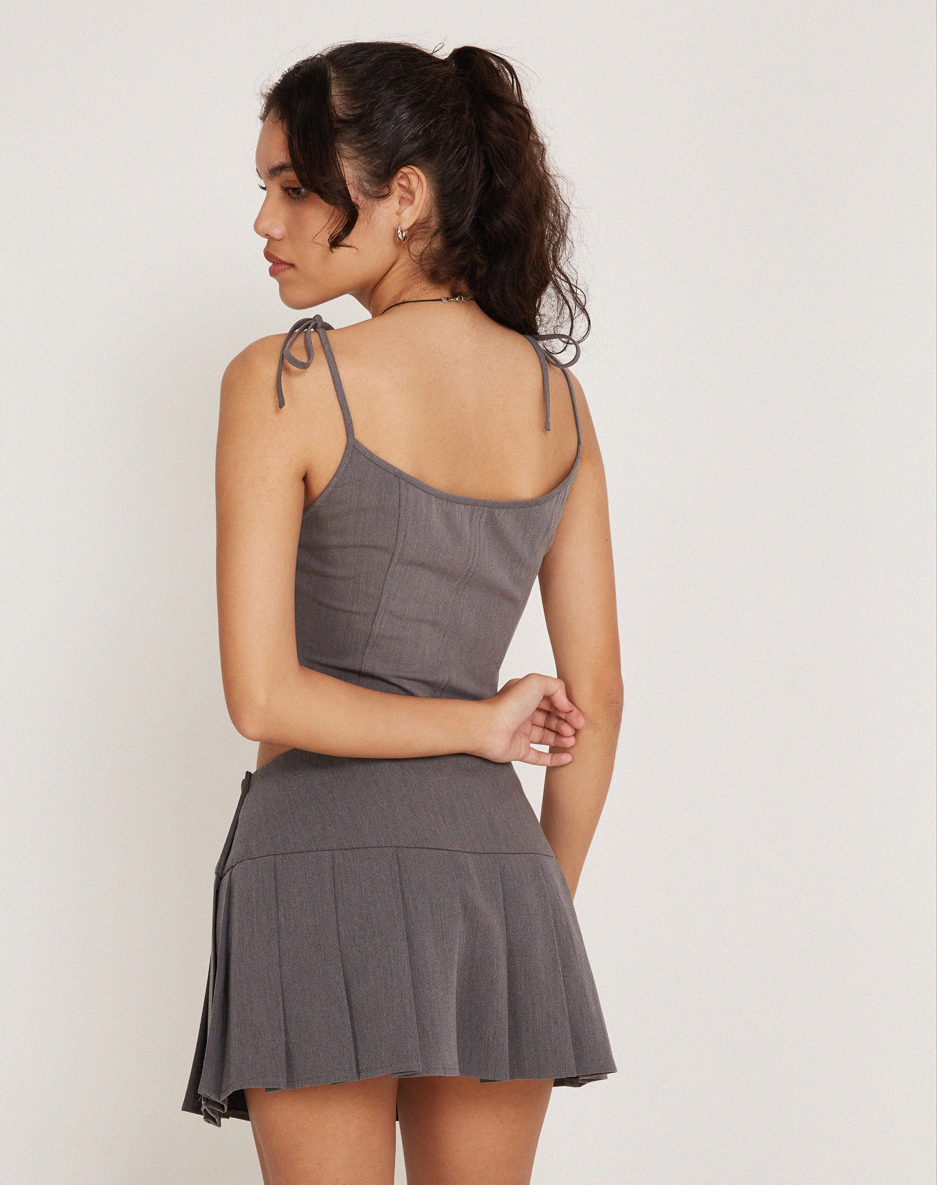 Imagen de Kiona Corset Top en Carbón