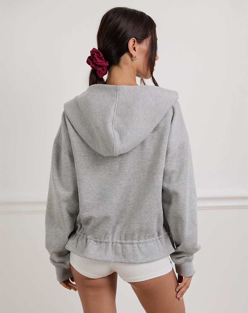 Imagen de Kit Cinched Waist Hoodie in Grey Marl