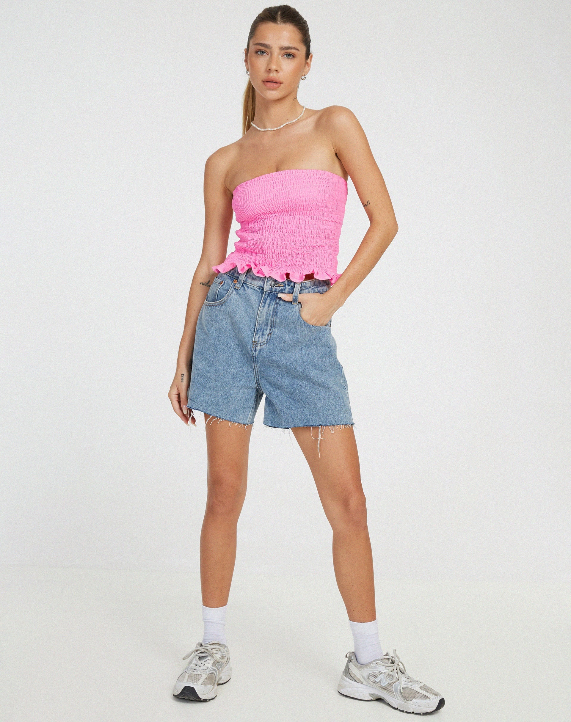 imagen de Kiyo Bandeau Top en Bubblegum
