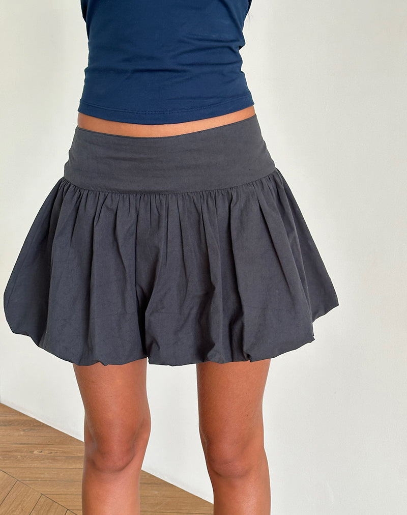 imagen de Kiyowo Minifalda Puffball Gris Carbón