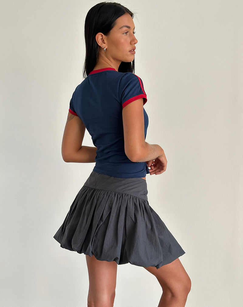 imagen de Kiyowo Minifalda Puffball Gris Carbón