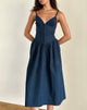 imagen de Krista Maxi Dress in Poplin Navy