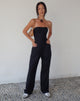 imagen de MOTEL X JACQUIE Kyaria Bandeau Jumpsuit en Negro