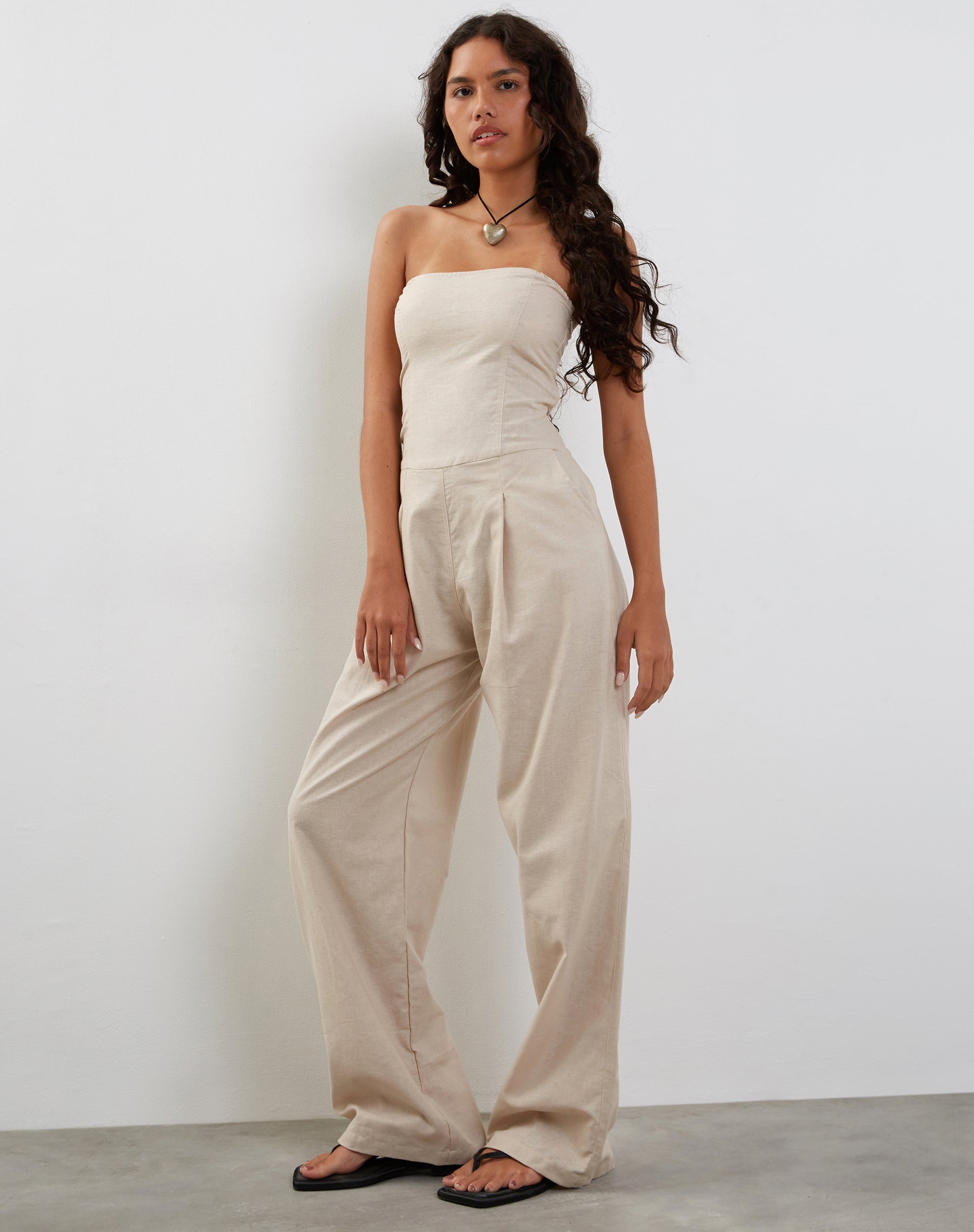 Imagen de Kyaria Bandeau Jumpsuit en Crudo
