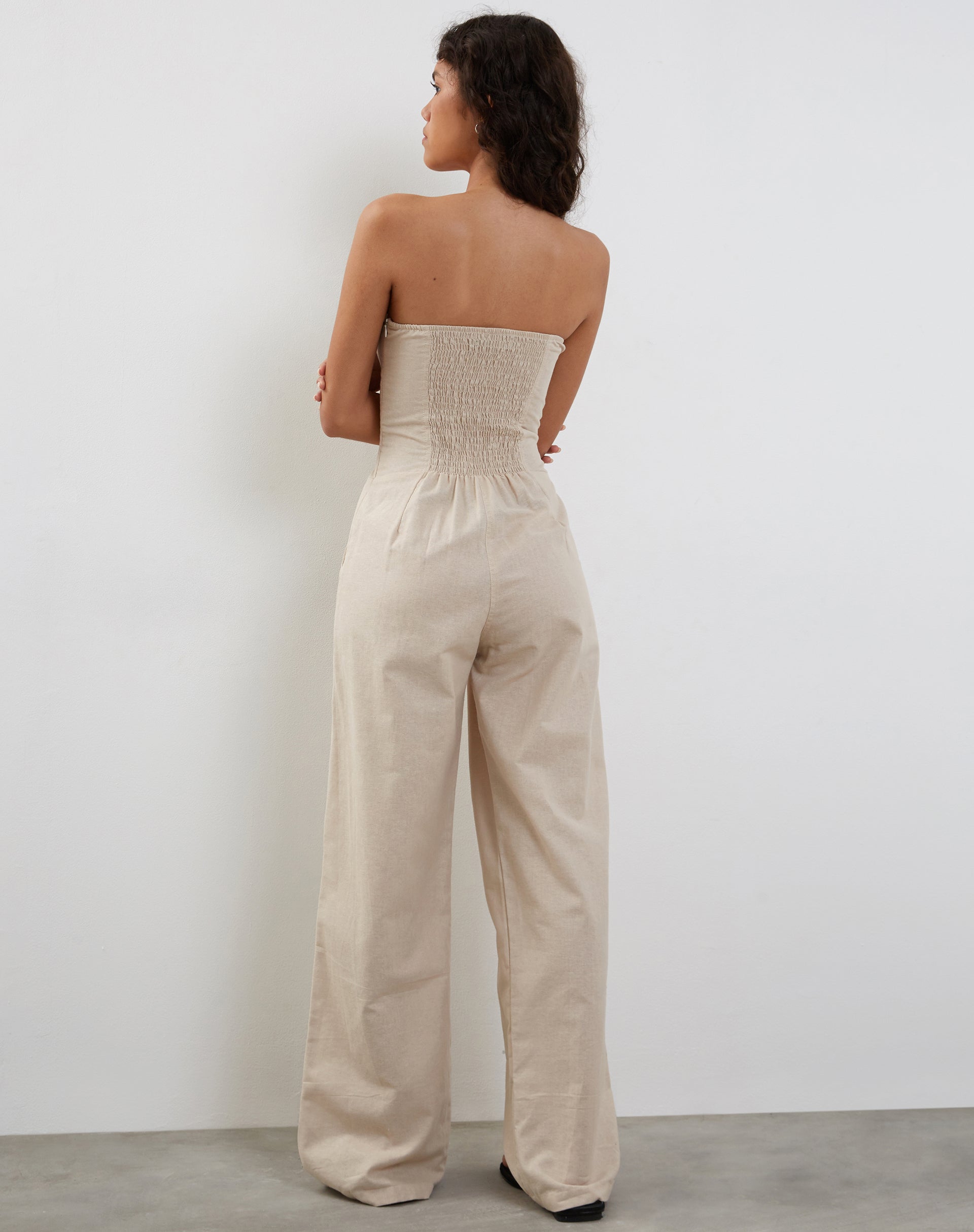 Imagen de Kyaria Bandeau Jumpsuit en Crudo