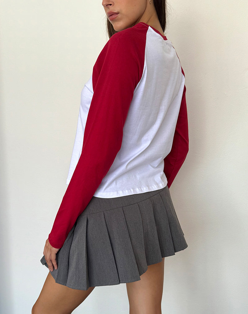 Imagen de Kyiato Top in Adrenaline Red Car Print