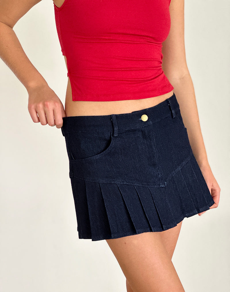 Imagen de Laduma Minifalda Denim en Indigo