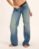 Imagen de Low Rise Parallel Jean en color Sea Green