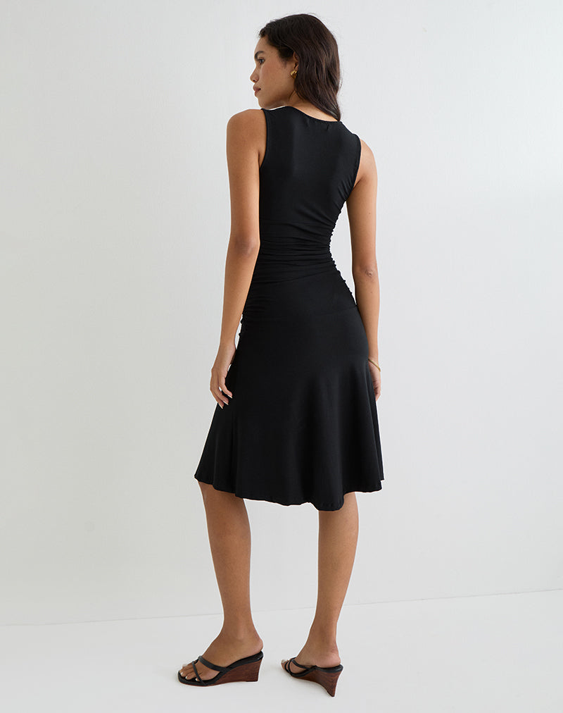 Imagen de Laluma Vestido Midi Negro