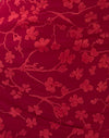 Flock floral rojo grunge