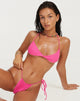imagen de la braguita de bikini Leyna en rosa intenso
