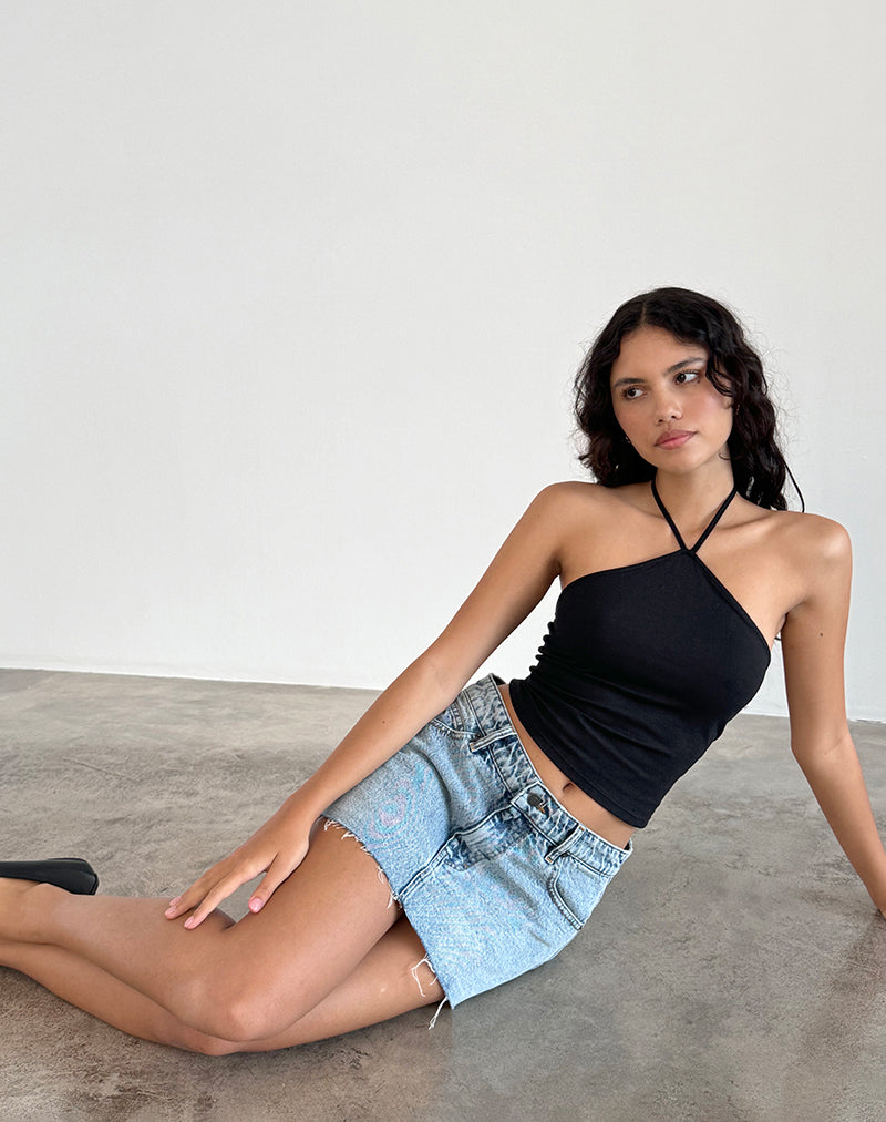 Imagen de Layti Top básico de cuello alto en negro