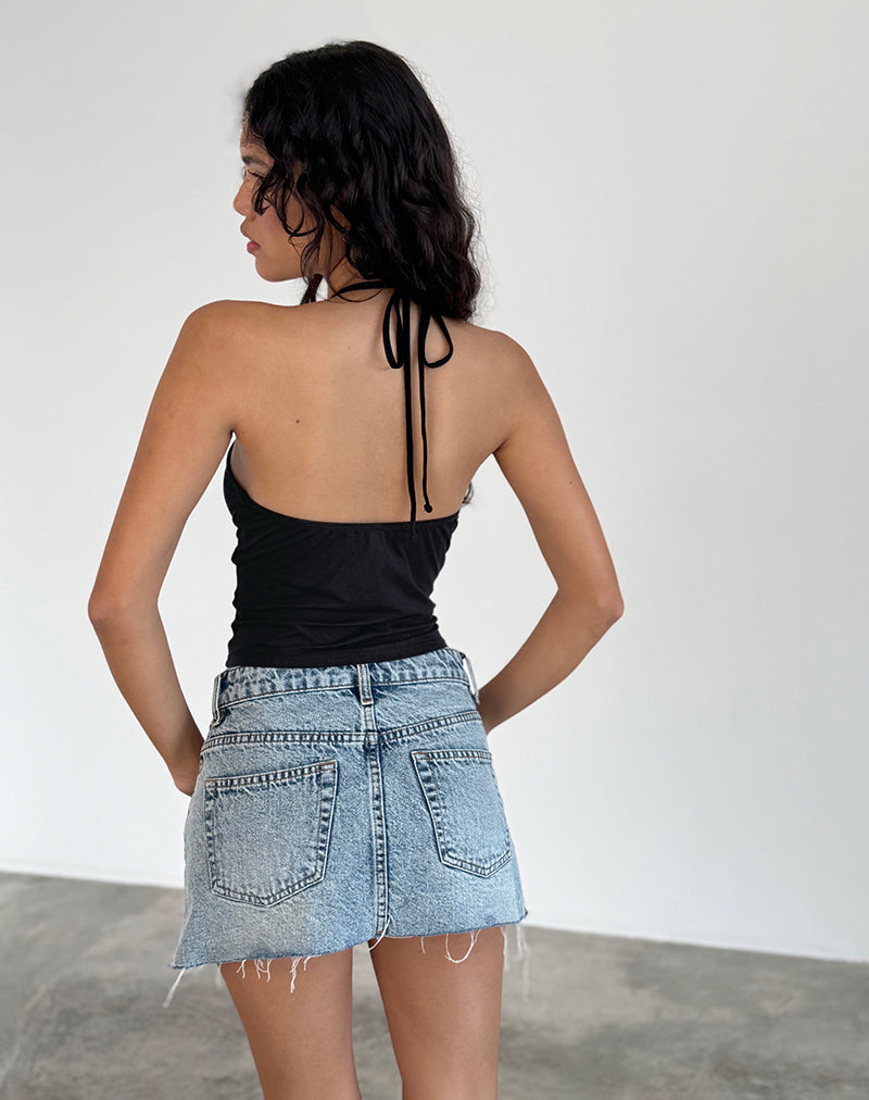 Imagen de Layti Top básico de cuello alto en negro