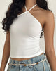 Imagen de Layti Top Cuello Haltern en Off White