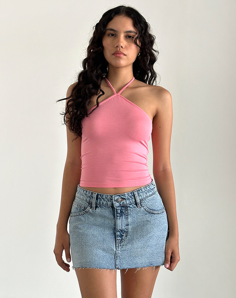 Imagen de Layti Top Cuello Haltern en Rosa