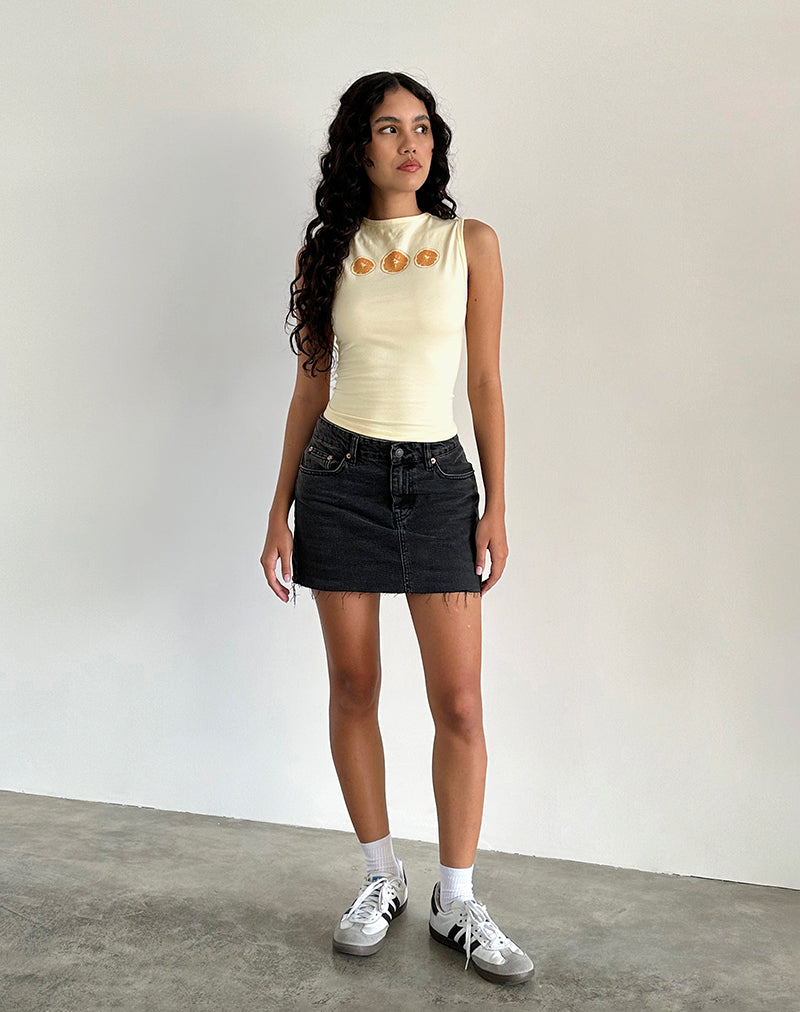 Imagen de Leen Tank Top en Buttermilk Oranges