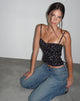 Imagen de Leif Cami Top en negro Pretty Petal