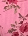 Floral rosa con ribete picot
