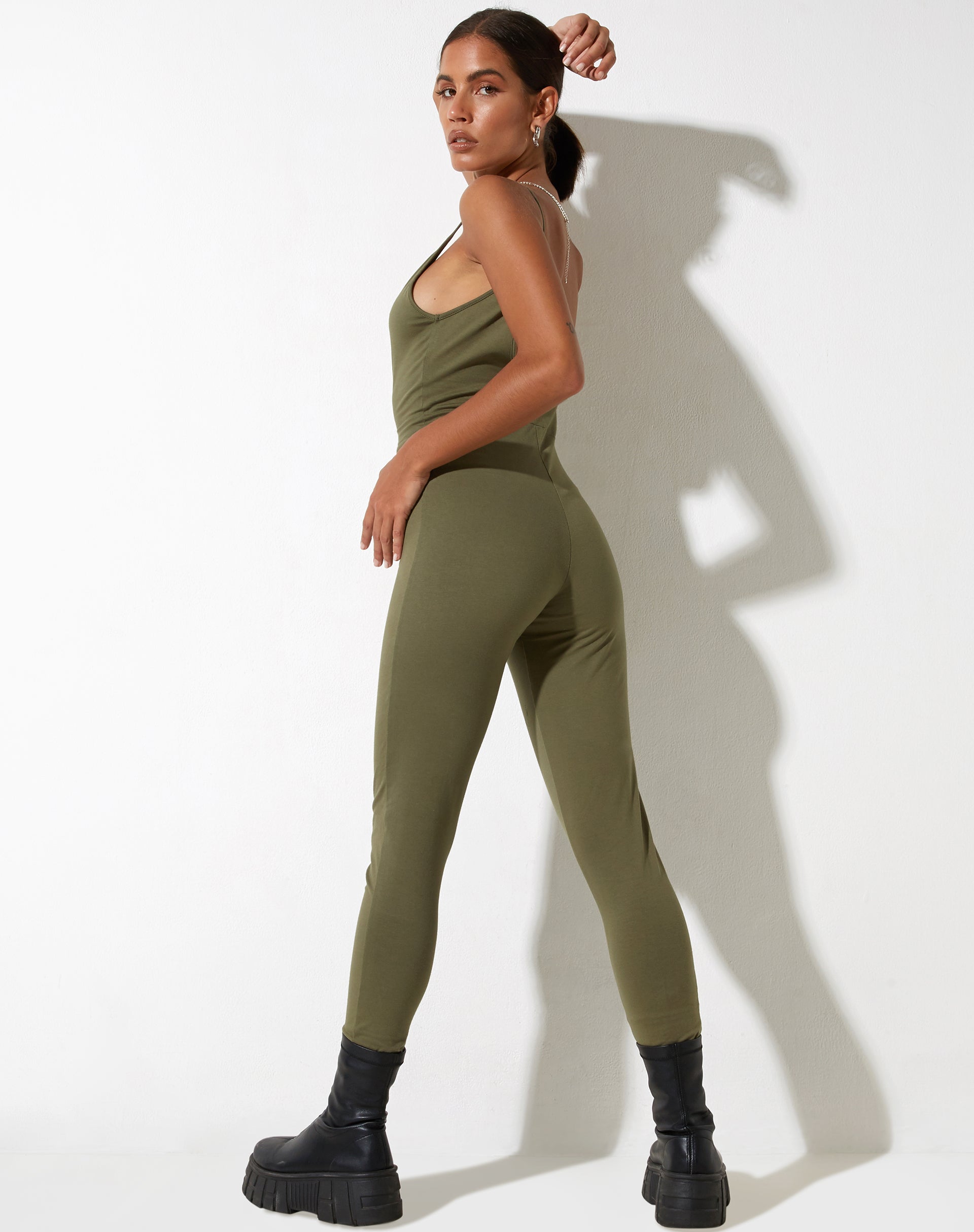 imagen de Leola Unitard en Grape Leaf