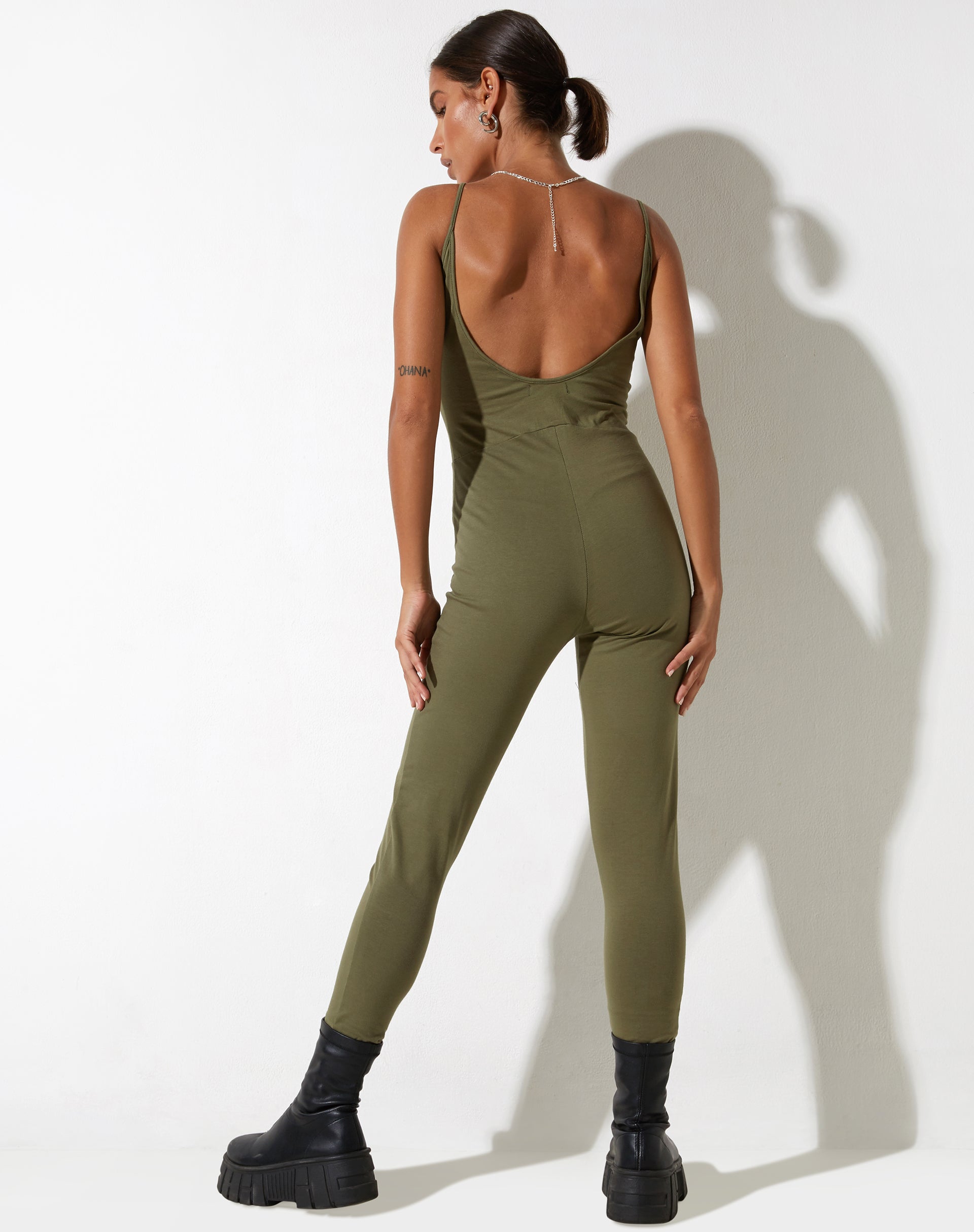 imagen de Leola Unitard en Grape Leaf