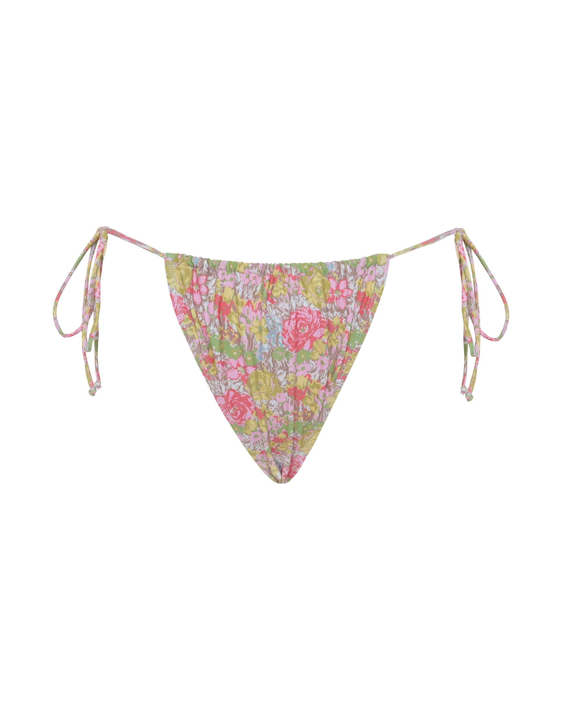 Imagen de braguita de bikini Leyna en rosa abstracto floral Swim