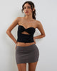 Imagen de Lidya Minifalda en gris antracita