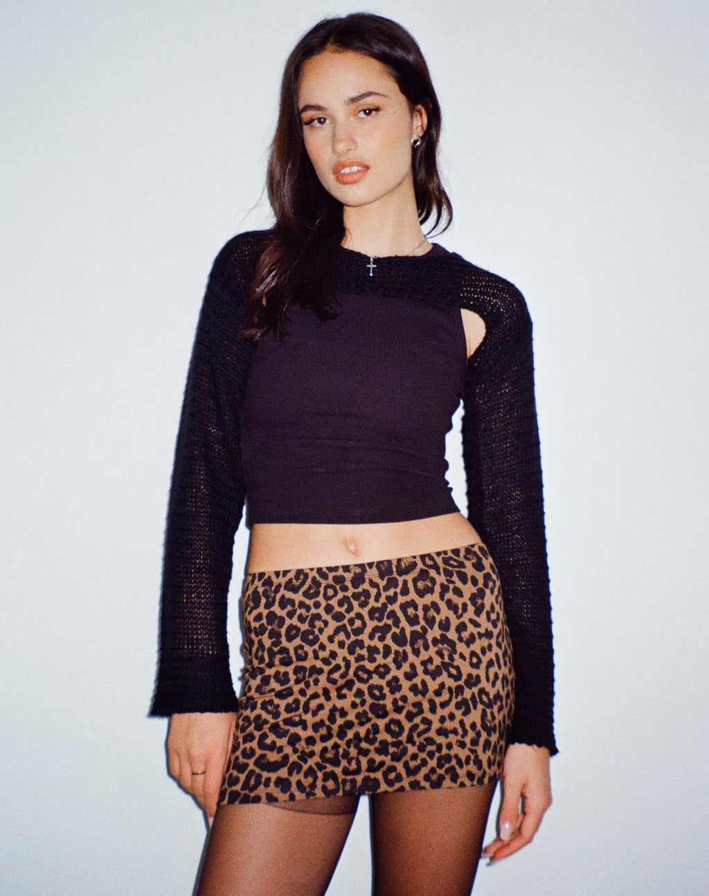 Minifalda Lidya en Leopard Daze Marrón