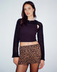 Imagen de Lidya Minifalda en Leopard Daze Marrón