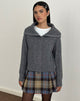 Imagen de Lilena Zip Jumper de punto Dark Shadow