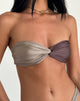 Imagen del sujetador de bikini Linda Twist en Latte Espresso