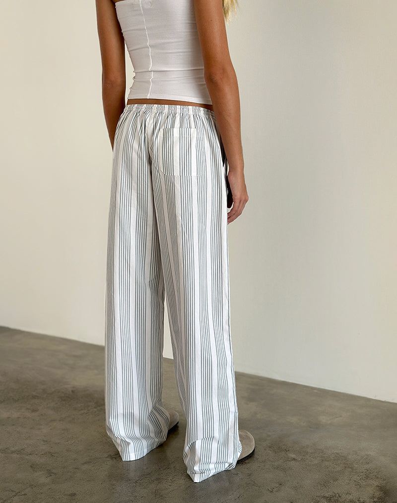 Imagen del pantalón Lirura de raya vertical gris