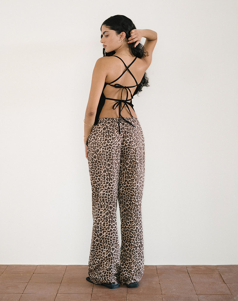 Imagen del pantalón Lirura en Rar Leopard Sandstorm