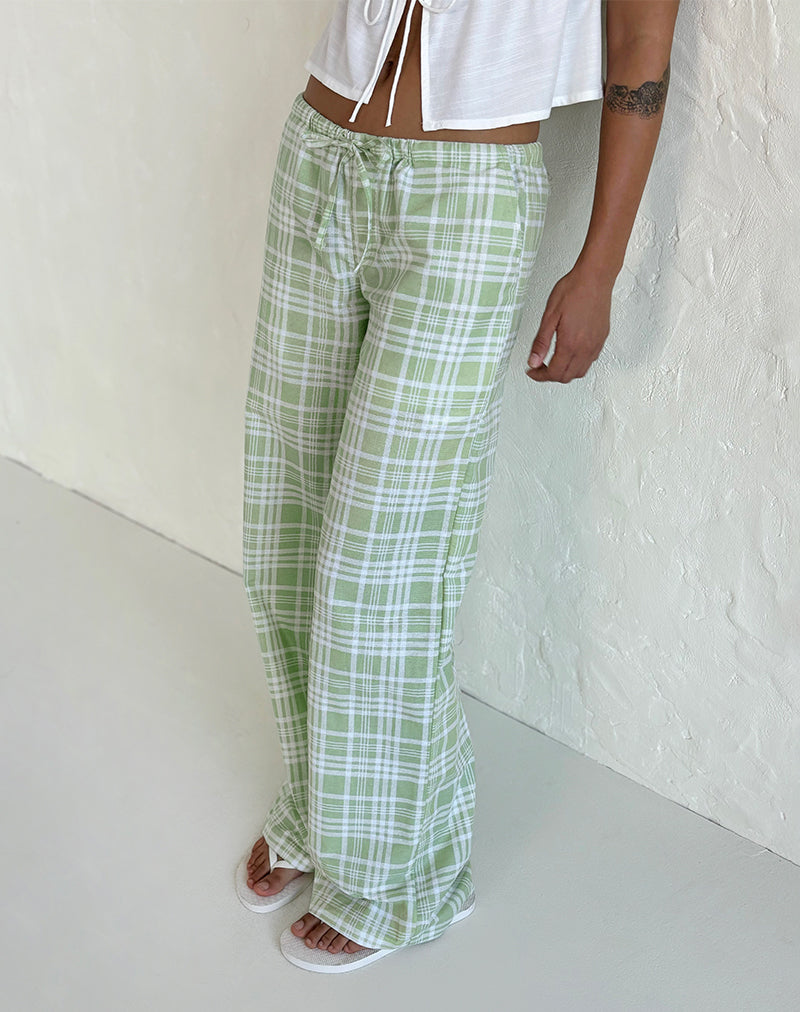 Imagen del pantalón Lirura de tela de mesa Neo Mint